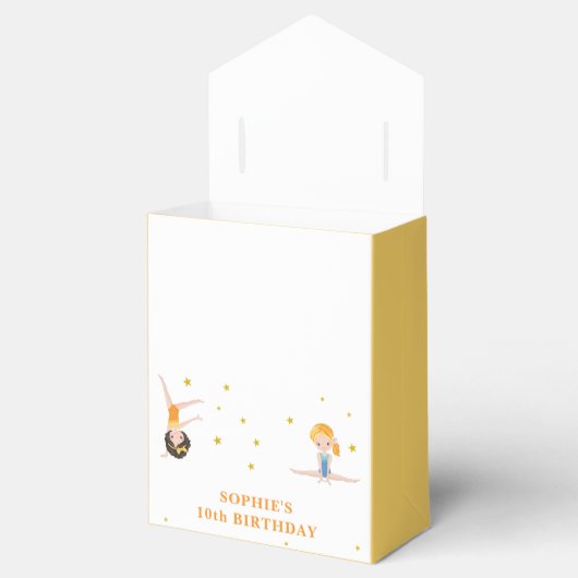 Acrobatics fun birthday kids bedankdoosjes (Geopend)