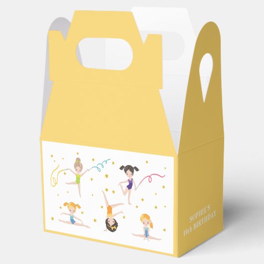 Acrobatiek leuke verjaardag kinder bedankdoosjes (Geopend)