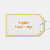 Acrobatiek leuke verjaardag kinder cadeaulabel (Voorkant (Horizontaal))