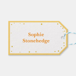 Acrobatiek leuke verjaardag kinder cadeaulabel