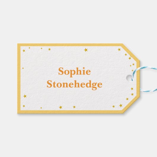 Acrobatiek leuke verjaardag kinder cadeaulabel (Voorkant (Horizontaal))