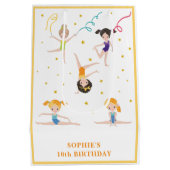 Acrobatiek leuke verjaardag kinder medium cadeauzakje (Achterkant)