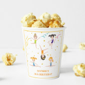 Acrobatiek leuke verjaardag kinder papieren bekers