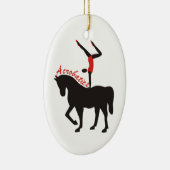 Acrobatiek te paard aangepast ornament (Rechts)