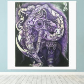 Acrobatisch in het nationale bos canvas afdruk (Insitu (Houten vloer))