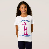 Acrobatische gymnastiek - Girls Acro T-shirt (Voorkant volledig)