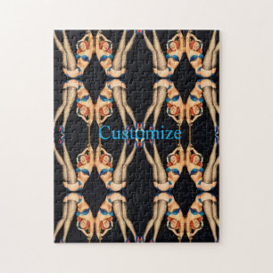 Acrobatische Vintage Pin-Ups Thunder_Cove Legpuzzel
