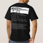 Acrocanthosaurus dinosaurus T-shirt (Achterkant)