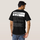 Acrocanthosaurus dinosaurus T-shirt (Achterkant volledig)
