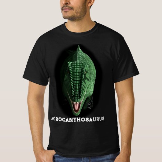 Acrocanthosaurus dinosaurus T-shirt (Voorkant)