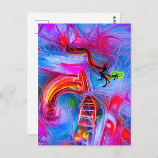 Acrofobie Briefkaart (Voorkant / Achterkant)