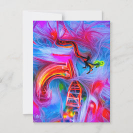 Acrofobie Briefkaart