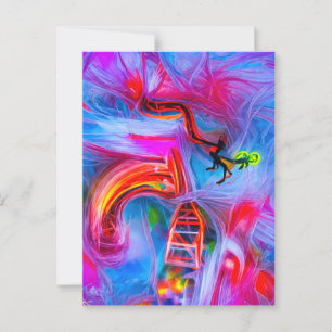 Acrofobie Briefkaart
