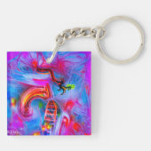 Acrofobie Sleutelhanger (Achterkant)