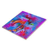 Acrofobie Tegeltje (Zijkant)