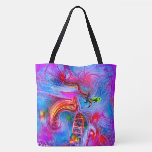 Acrofobie Tote Bag (Achterkant)