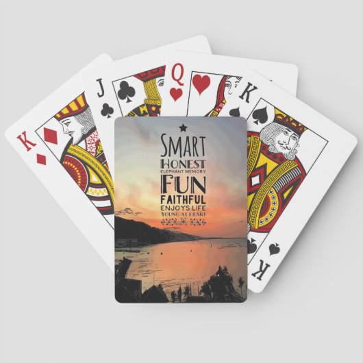 Acroniem Sheffey Pokerkaarten (Achterkant)