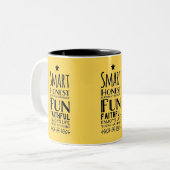 Acroniem Sheffey Tweekleurige Koffiemok (Voorkant links)