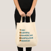  acroniem tegen Trump Tote Bag (Voorkant (product))