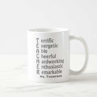Acroniem voor leraren koffiemok