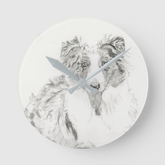 Acronische wandklok (Voorkant)