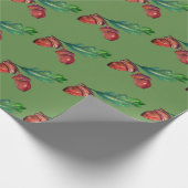 Acrons tekening, Acorn patroon inpakpapier (Hoek)