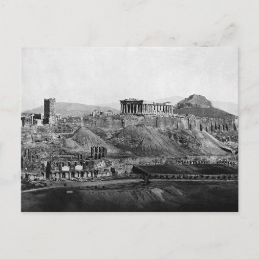 Acropolis ~ Acropolis of Athens Greece 1865 Briefkaart (Voorkant)