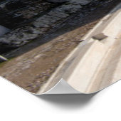 Acropolis Ancient ruïneert over Athene Poster (Hoek)