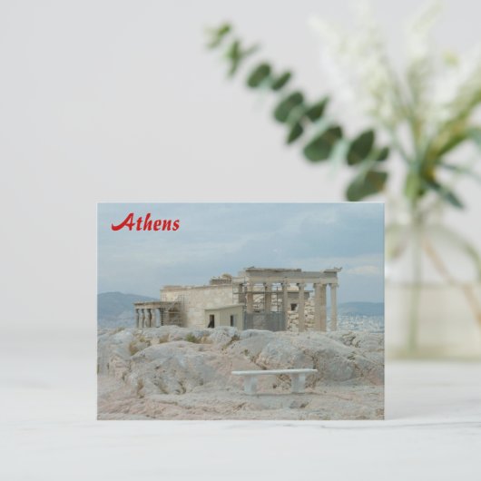 Acropolis - Athene Briefkaart (Staand voorkant)