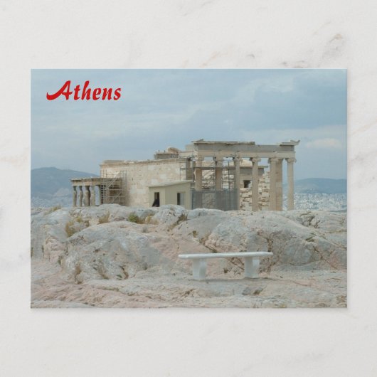 Acropolis - Athene Briefkaart (Voorkant)