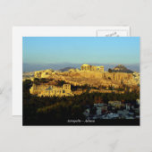 Acropolis - Athene Briefkaart (Voorkant / Achterkant)