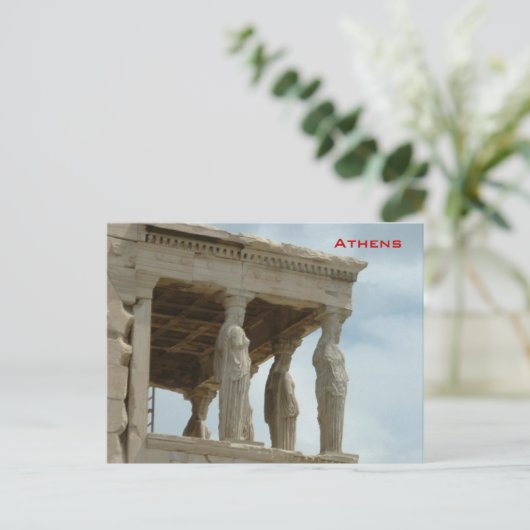 Acropolis - Athene Briefkaart (Staand voorkant)