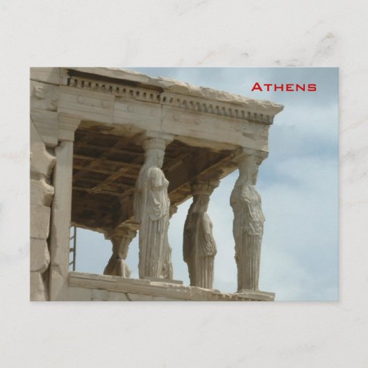 Acropolis - Athene Briefkaart (Voorkant)
