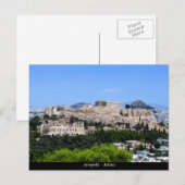 Acropolis - Athene Briefkaart (Voorkant / Achterkant)