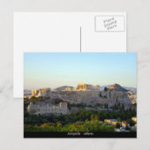 Acropolis - Athene Briefkaart (Voorkant / Achterkant)