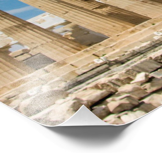 Acropolis, Athene - Foto afdrukken (Hoek)
