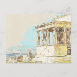  Acropolis, Athene, GRIEKENLAND Briefkaart