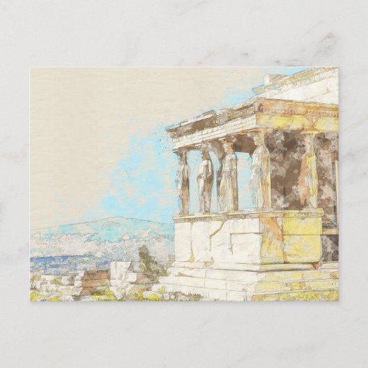  Acropolis, Athene, GRIEKENLAND Briefkaart (Voorkant)