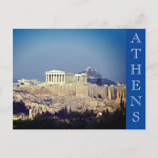 acropolis athene griekenland briefkaart (Voorkant)