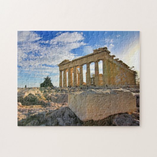 Acropolis Athene Griekenland Oude Wereld Gebouwen Legpuzzel (Horizontaal)