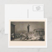 Acropolis, Athene, kunstenaars denken c. 1900 Briefkaart (Voorkant / Achterkant)
