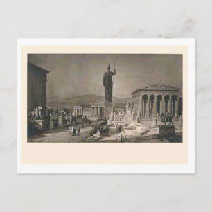 Acropolis, Athene, kunstenaars denken c. 1900 Briefkaart