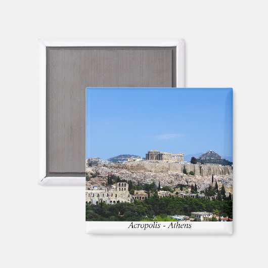 Acropolis - Athene Magneet (Voorkant / Achterkant)