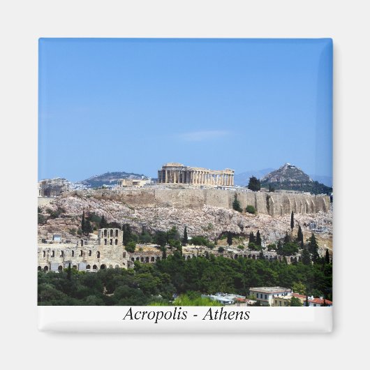 Acropolis - Athene Magneet (Voorkant)