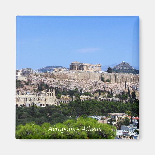 Acropolis - Athene Magneet (Voorkant)