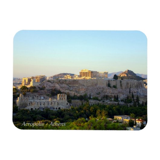 Acropolis - Athene Magneet (Horizontaal)