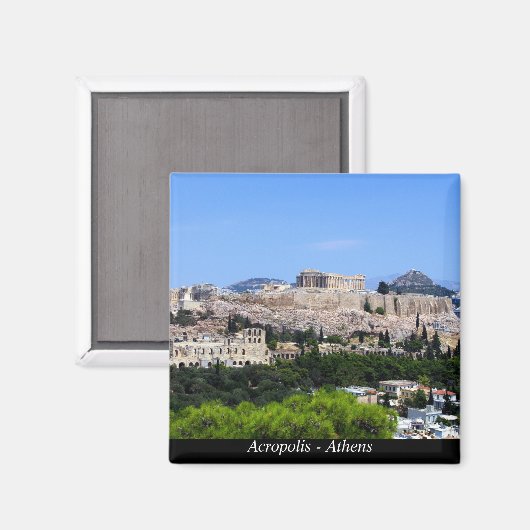 Acropolis - Athene Magneet (Voorkant / Achterkant)