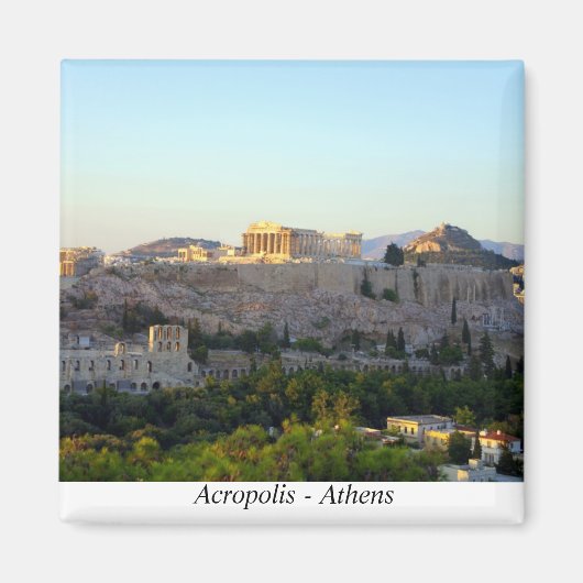 Acropolis - Athene Magneet (Voorkant)