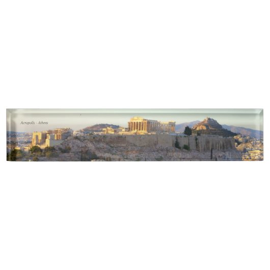 Acropolis - Athene Naambordje (Voorkant)