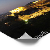 Acropolis - Athene Poster (Hoek)